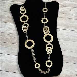 Lia Sophia Matte Gold Chain Necklace